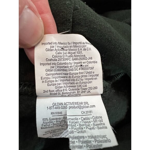 Team Joerger Lifetime Member Green Hoodie Gildan Heavy Blend Size XL - Picture 3 of 16